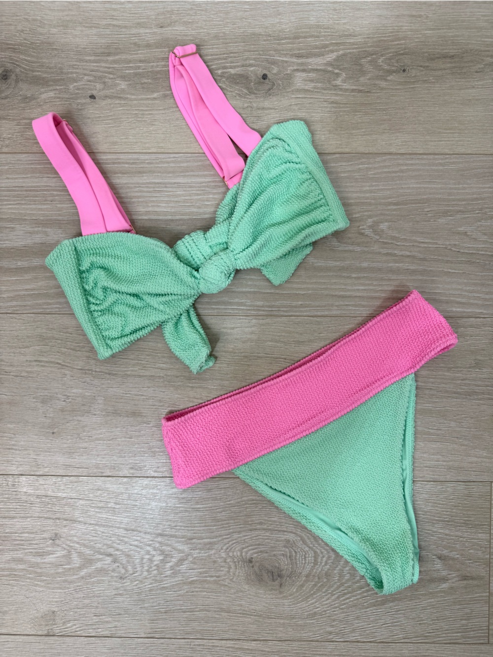 Show Me Your Mumu Color Block Bikini